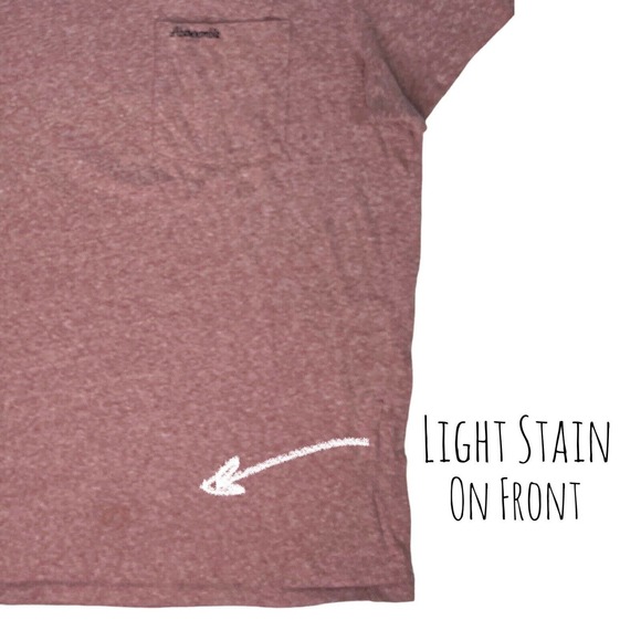 A&F (& unbranded) T-Shirts Lot of 2 Men's Sz Medium Blue Red Muscle Short Sleeve - Picture 12 of 12